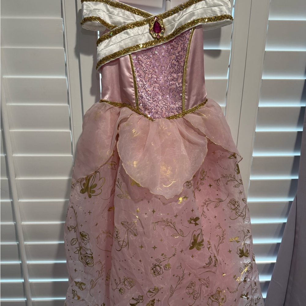 Disney Bibbidi Bobbidi boutique sleeping beauty princess dress girls sz. 7/8